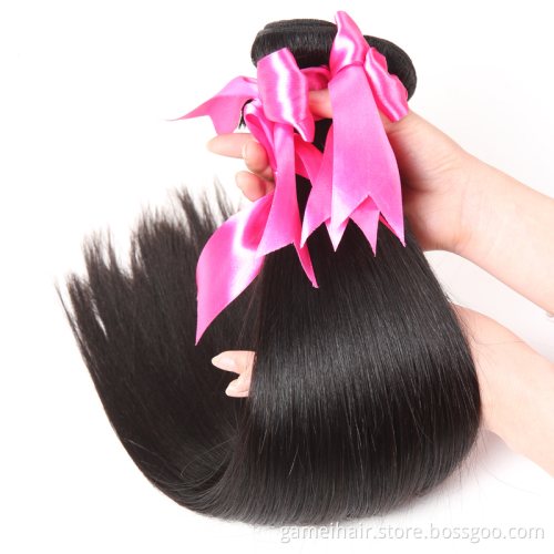 GMHAIR Unprocessed Raw Indian Virgin Cuticle Aligned Human Hair Extension Bundles Cheap Price Wholesale Hair Vendors In China